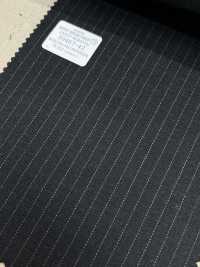 39467-42 25AW BESTE AUSWAHL 【FANCY WORSTED】 Fancy Worsted Charcoal Heaven Grey Stripe[Textil] Kunishima Co., Ltd. Sub-Foto