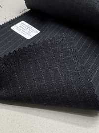 39467-42 25AW BESTE AUSWAHL 【FANCY WORSTED】 Fancy Worsted Charcoal Heaven Grey Stripe[Textil] Kunishima Co., Ltd. Sub-Foto