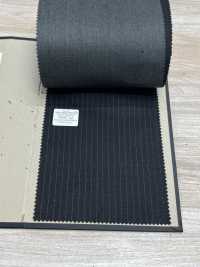 39467-42 25AW BESTE AUSWAHL 【FANCY WORSTED】 Fancy Worsted Charcoal Heaven Grey Stripe[Textil] Kunishima Co., Ltd. Sub-Foto
