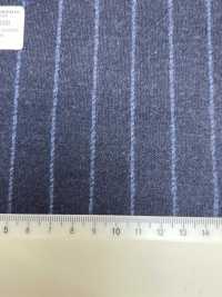 55CN5506 CANONICO JERSEY KAMMGARN FLANELL MARINEBLAU KREIDESTREIFEN[Textil] CANONICO Sub-Foto