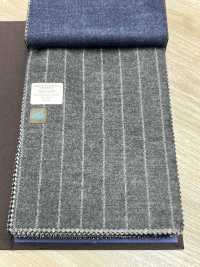 55CN5507 CANONICO JERSEY KAMMGARN FLANELL GRAU KREIDESTREIFEN[Textil] CANONICO Sub-Foto