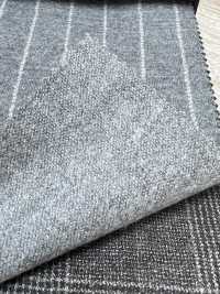 55CN5508 CANONICO JERSEY WORSTED FLANNEL Hellgrau Kreidestreifen[Textil] CANONICO Sub-Foto