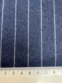55CN5511 CANONICO FLANNEL 120'S Blau Gestreift[Textil] CANONICO Sub-Foto