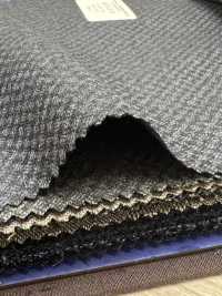 55CN5514 CANONICO FLANNEL 120'S Marineblaues Vogelaugenmuster[Textil] CANONICO Sub-Foto