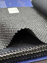 55CN5515 CANONICO FLANNEL 120'S Graues Vogelaugenmuster[Textil] CANONICO Sub-Foto