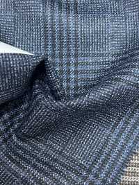 55CN5520 CANONICO 21μ MOULINE' SAXONY Marineblauer Glencheck[Textil] CANONICO Sub-Foto