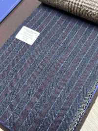 55CN5522 CANONICO 21μ MOULINE' SAXONY Navy Alternate Stripe[Textil] CANONICO Sub-Foto