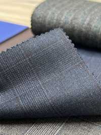 55CN5524 CANONICO TRADITIONELLES KAMMGARN 21μ Marineblauer Glencheck[Textil] CANONICO Sub-Foto