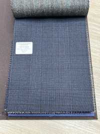 55CN5524 CANONICO TRADITIONELLES KAMMGARN 21μ Marineblauer Glencheck[Textil] CANONICO Sub-Foto