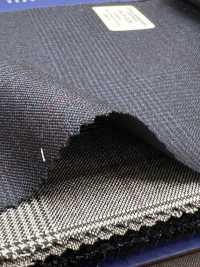 55CN5530 CANONICO PERENNIAL SUPER110'S Navy X Wine Glen Check[Textil] CANONICO Sub-Foto