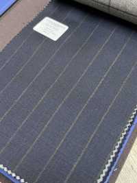 55CN5535 CANONICO PERENNIAL SUPER110'S Marineblau Gestreift[Textil] CANONICO Sub-Foto
