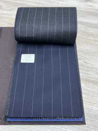 55CN5539 CANONICO PERENNIAL SUPER110'S Marineblau Gestreift[Textil] CANONICO Sub-Foto
