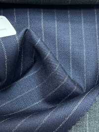 55CN5541 CANONICO PERENNIAL SUPER110'S Marineblau Gestreift[Textil] CANONICO Sub-Foto
