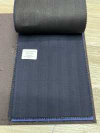 55CN5549 CANONICO PERENNIAL SUPER110'S Marineblauer Gewebter Streifen[Textil] CANONICO Sub-Foto