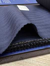 55CN5551 CANONICO PERENNIAL SUPER110'S Navy Shadow Stripe[Textil] CANONICO Sub-Foto