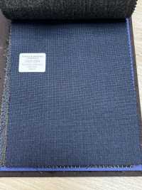 55CN5564 CANONICO TRADITIONAL WORSTED 21μ Navy Micro Check[Textil] CANONICO Sub-Foto