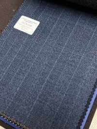55CN5566 CANONICO TRADITIONAL WORSTED 21μ Navy Alternate Stripe[Textil] CANONICO Sub-Foto