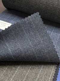 55CN5566 CANONICO TRADITIONAL WORSTED 21μ Navy Alternate Stripe[Textil] CANONICO Sub-Foto