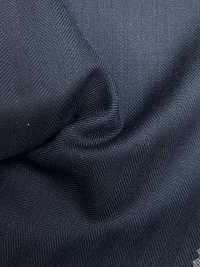 4ML3923 25AW THE CITY Fischgrätmuster Marineblau[Textil] Miyuki Wollmühlen Sub-Foto