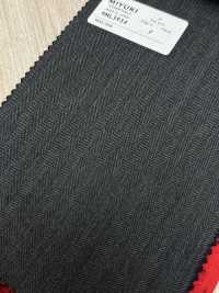 4ML3934 25AW THE CITY Fischgrätmuster Anthrazit Himmelgrau[Textil] Miyuki Wollmühlen Sub-Foto