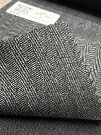 4ML3934 25AW THE CITY Fischgrätmuster Anthrazit Himmelgrau[Textil] Miyuki Wollmühlen Sub-Foto