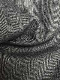 4ML3934 25AW THE CITY Fischgrätmuster Anthrazit Himmelgrau[Textil] Miyuki Wollmühlen Sub-Foto