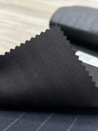 4ML3945 25AW THE CITY Fischgrätmuster Anthrazit Dunkelbraun[Textil] Miyuki Wollmühlen Sub-Foto