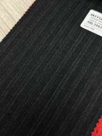 4ML3982 25AW THE CITY Alternate Stripe Anthrazit Himmelgrau[Textil] Miyuki Wollmühlen Sub-Foto