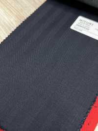 3NW0520 25AW NAPOLENA KOMMODE Fischgrätmuster Marineblau[Textil] Miyuki Wollmühlen Sub-Foto