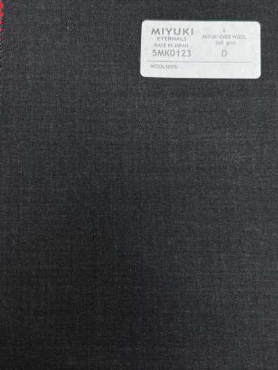 5MK0123 MIYUKI EVER WOOL Uni Anthrazitgrau