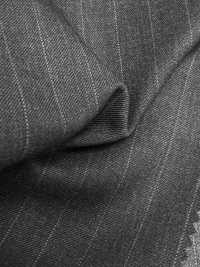 5MK0182 MIYUKI EVER WOOL Gestreift Anthrazit Himmelgrau[Textil] Miyuki Wollmühlen Sub-Foto