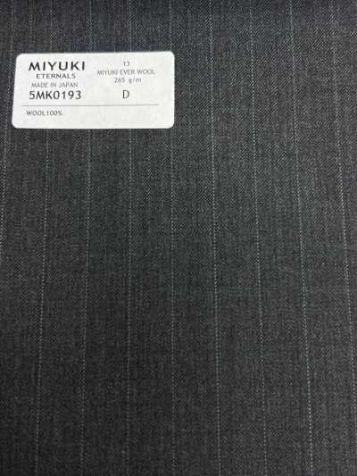 5MK0193 MIYUKI EVER WOOL (Miyuki Ever Wool) gestreift grau