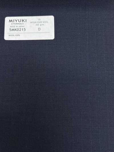 5MK0215 MIYUKI EVER WOOL (Miyuki Ever Wool) Schattenstreifen Marineblau