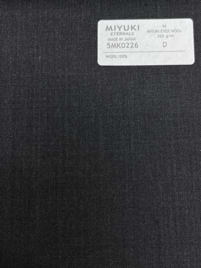 5MK0226 MIYUKI EVER WOOL Schattenstreifen Anthrazitgrau