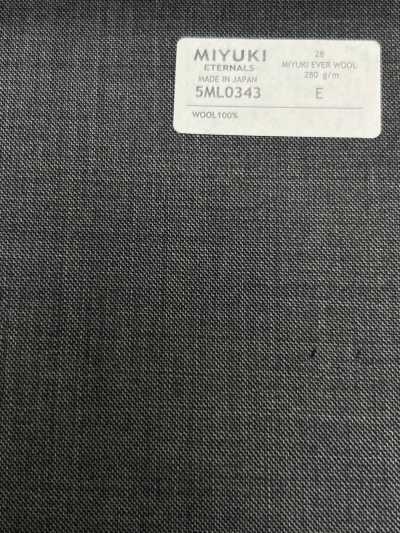 5ML0343 MIYUKI EVER WOOL (Miyuki Ever Wool) Uni-Grau