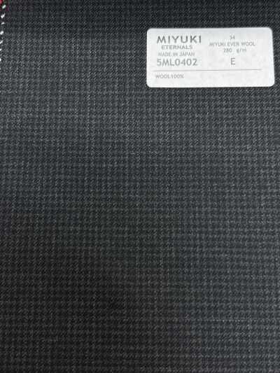 5ML0402 MIYUKI EVER WOOL Hahnentritt Anthrazitgrau