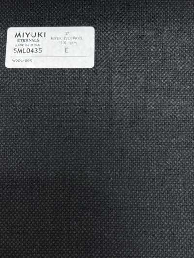 5ML0435 MIYUKI EVER WOOL Bird's-Eye Anthrazitgrau