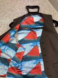 TPS3002 Katsushika Hokusai-Druckfutter, Wiederholungsmuster[Beschichtung] Unterfoto