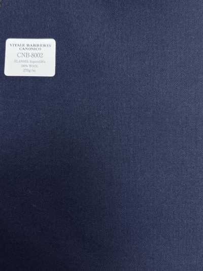 CNB8002 CANONICO Standard Flanell Super120's Marineblau Uni