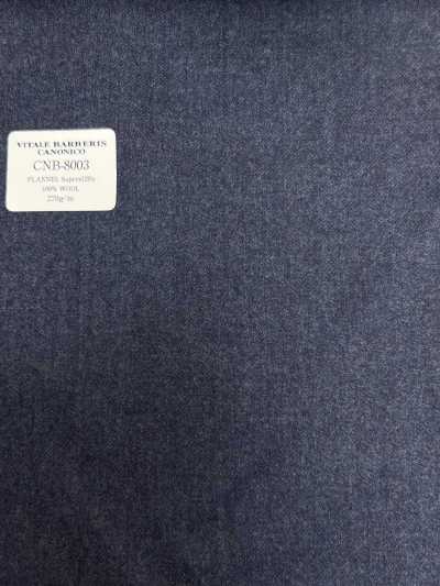 CNB8003 CANONICO Standard Flanell Super 120's einfarbig blau