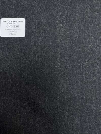CNB8004 CANONICO Standard Flanell Super 120's Anthrazitgrau Uni