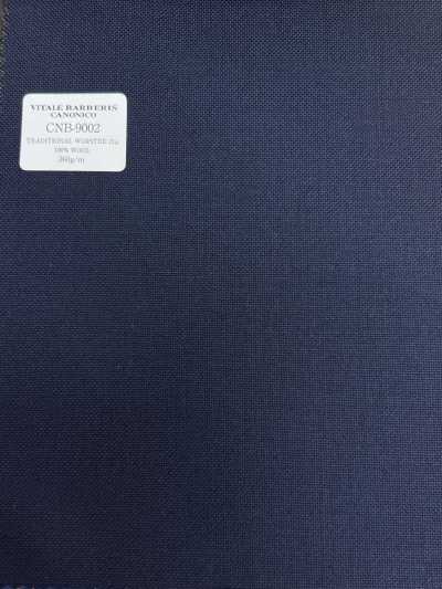 CNB9002 CANONICO Traditionelles Kammgarn 21μ Marineblau uni