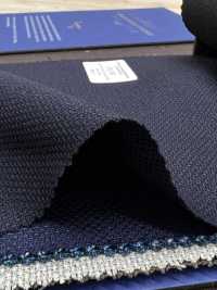 CNJ302 CANONICO Standard 21μ Montecarlo Jacke Hopsack Navy Kein Muster[Textil] CANONICO Sub-Foto