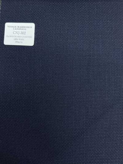 CNJ302 CANONICO Classic 21μ MONTECARLO Jackenstoff Hopsack Dunkelmarine uni