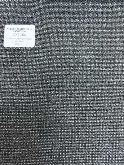 CNJ306 CANONICO Standard 21μ MONTECARLO Jackenstoff Hopsack Grau einfarbig