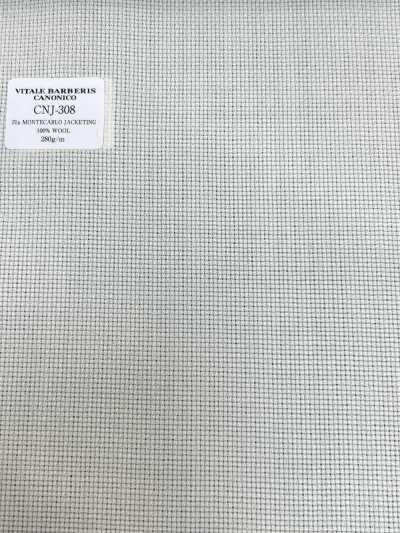 CNJ308 CANONICO Standard 21μ MONTECARLO Jackenstoff Hopsack Elfenbein einfarbig