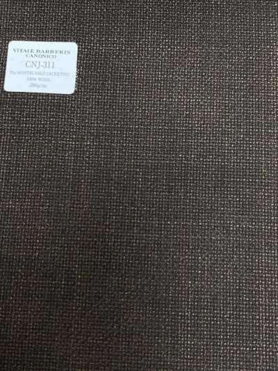 CNJ311 CANONICO (Canonico) Standard 21μ MONTECARLO Jackenstoff Hopsack Braun glatt