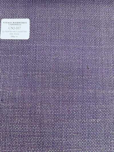 CNJ317 CANONICO (Canonico) Standard 21μ MONTECARLO Jackettstoff Hopsack einfarbig Lavendel