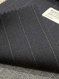 2MK4432 26SS Miyuki Textile MIYUKI ESSENTIALS ACTIVA Navy Stripe Miyuki Wollmühlen Unterfoto