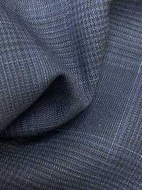 2MK4454 26SS Miyuki Textile MIYUKI ESSENTIALS ACTIVA Navy Check Miyuki Wollmühlen Unterfoto